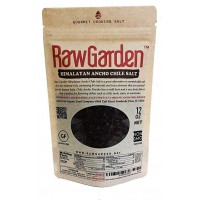 Raw Garden Himalayan Ancho Chile Salt Coarse 12 oz 1 Pack Made with Organic Ancho Chile Powder